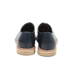 Prada Mens Rope Lace Up Shoes P9 US10 Navy Blue Tan Leather Oxfords Straw Sole Prada | Shoes | Prada Mens Rope Lace Up Shoes P9 Us Navy  main image 3